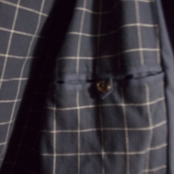 Polo Ralph Lauren Jacket Mens XXL Blue Harrington Plaid Lined Vintage - Picture 10 of 14